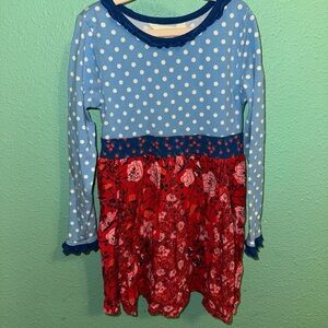 Matilda Jane Polka Dot and Red Floral Dress